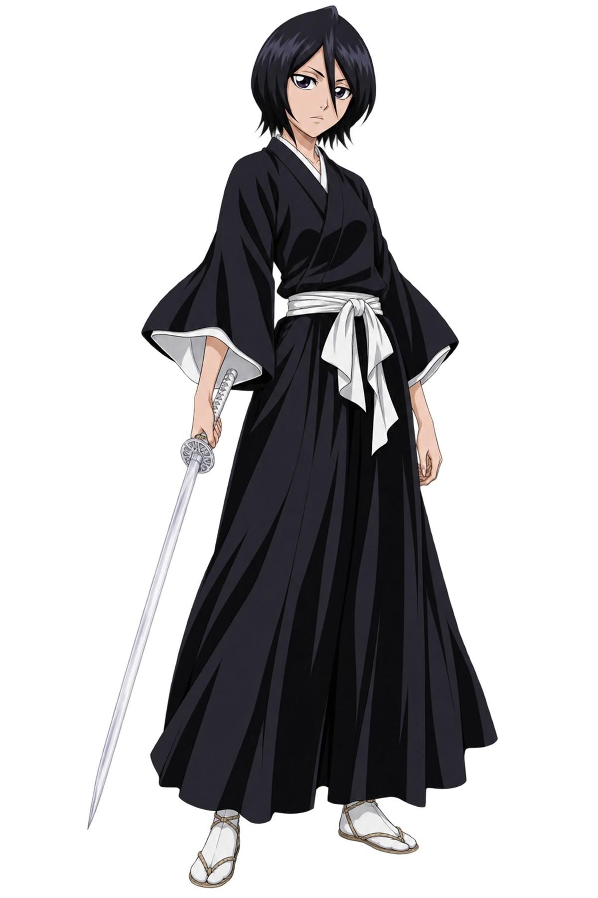 Rukia Kuchiki Bleach Anime Character Artwork - Medium Laser Cut