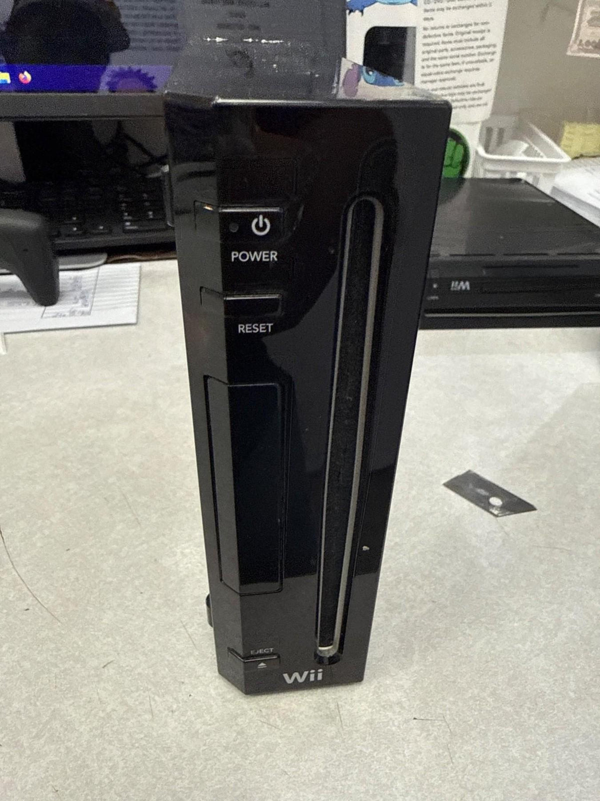 WII SYSTEM BLACK