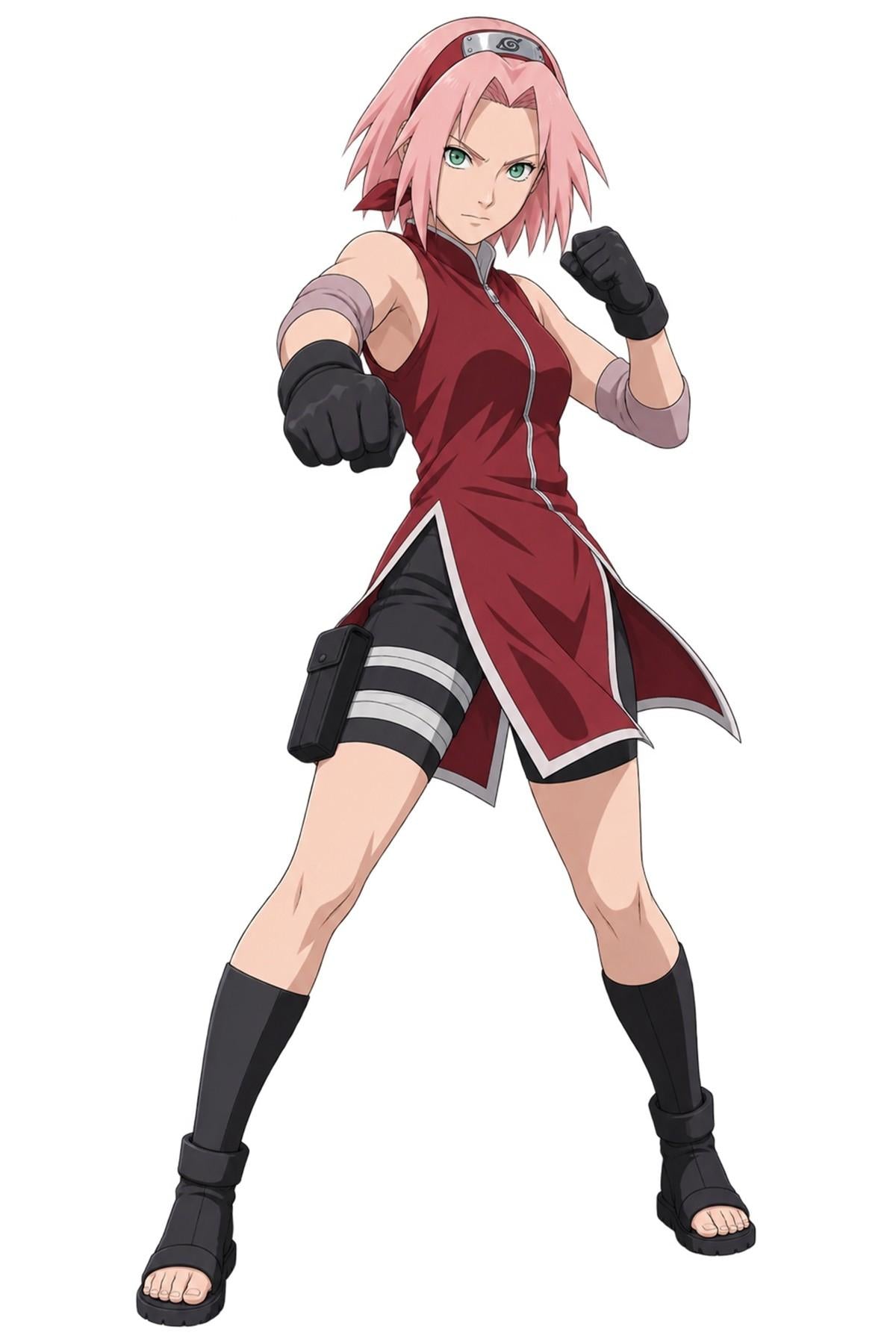 Sakura Haruno Action Pose Design - Medium Laser Cut