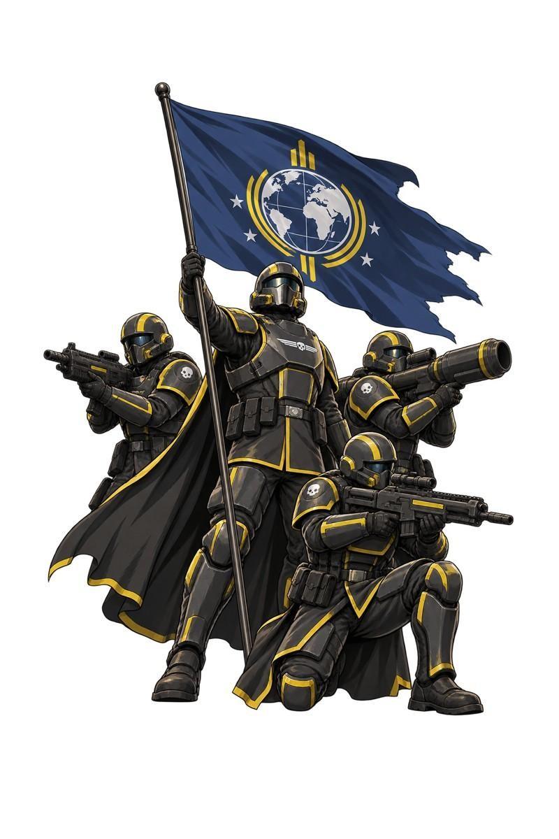191-Helldivers - Standard Sticker
