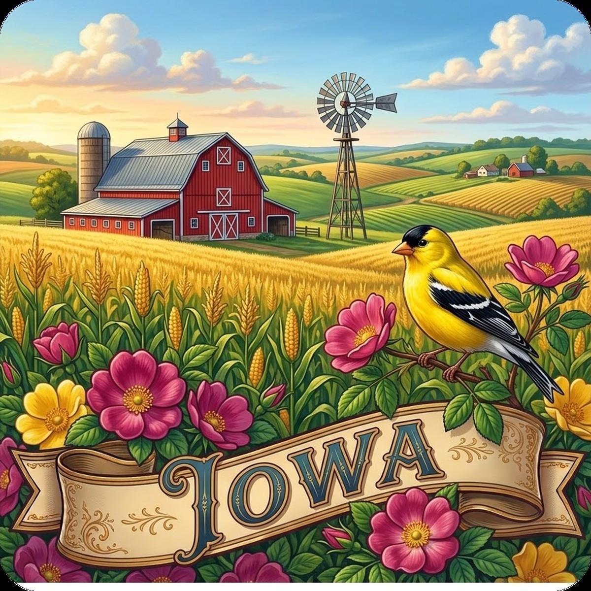 Iowa State Design - 6 inch Sticker Popular