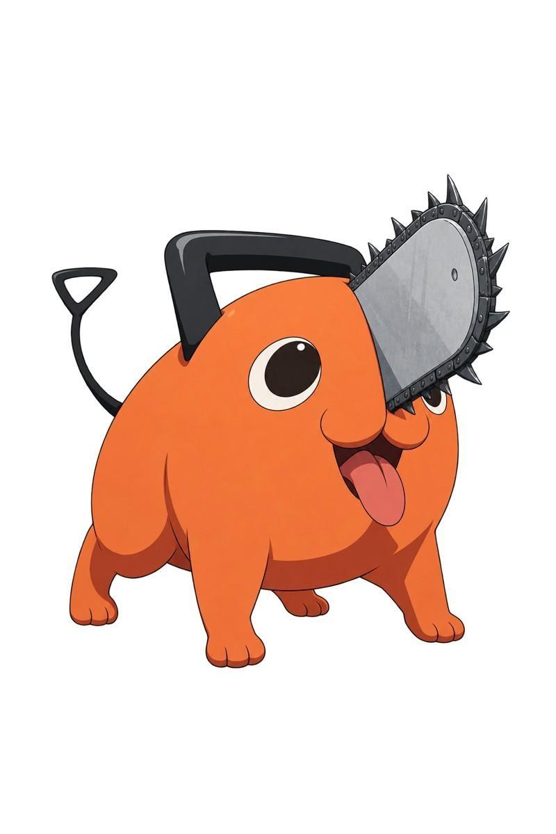 040-Pochita - Standard Sticker