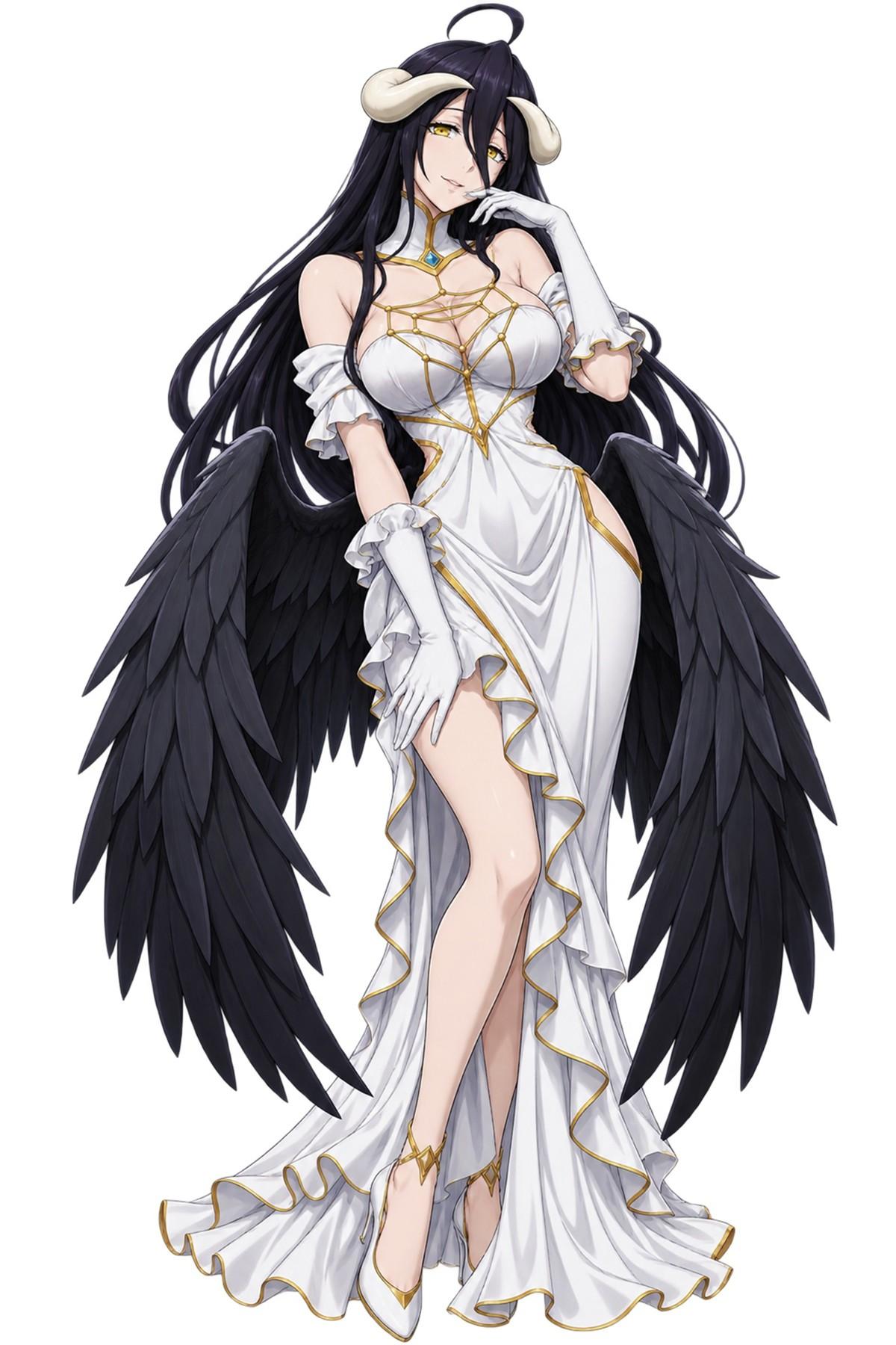 Albedo Overlord Anime Character Artwork - XL Laser Cut