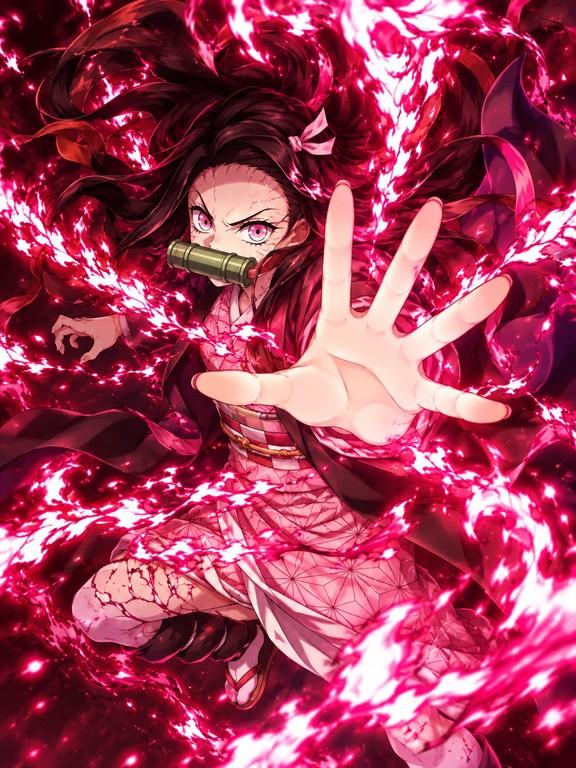 Nezuko Kamado Demon Slayer - Large Poster Print