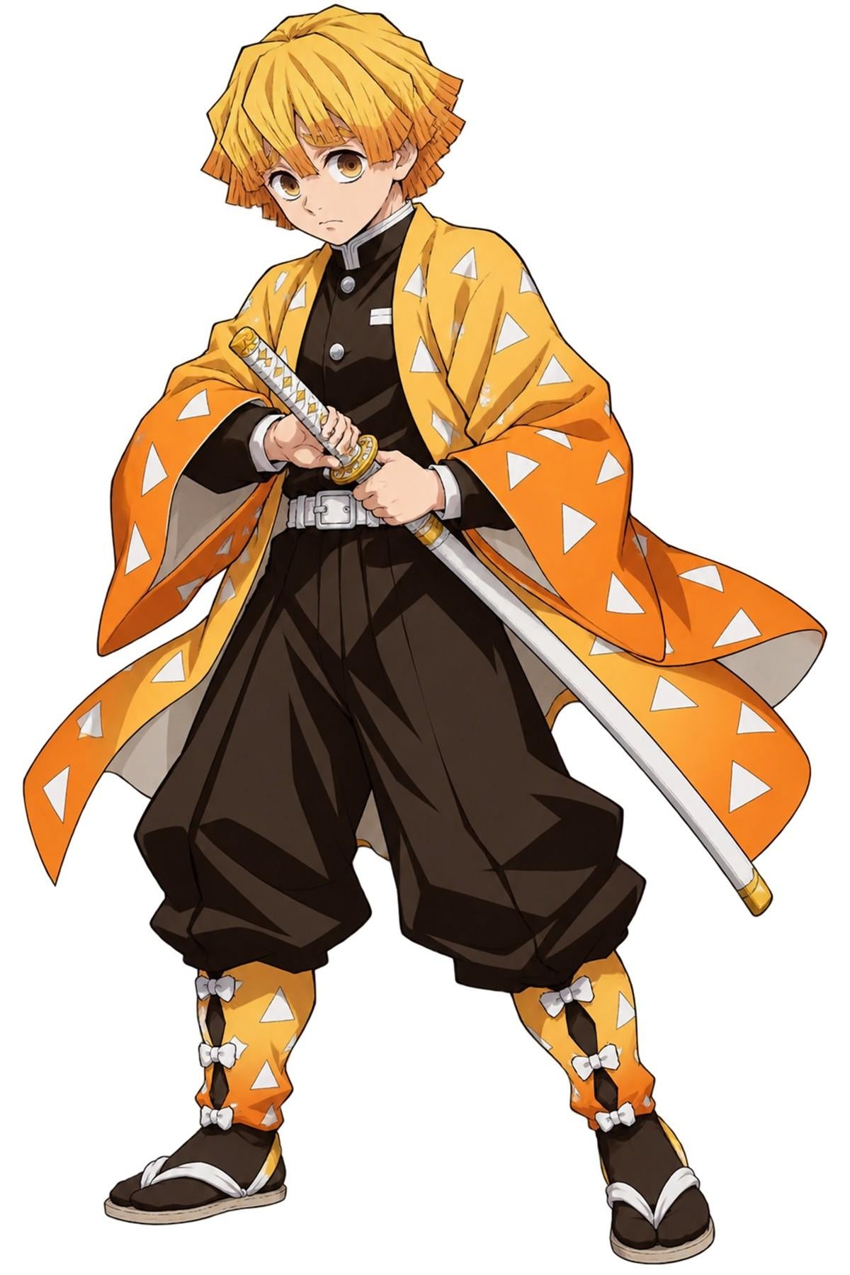 Zenitsu Agatsuma Character Design - Medium Laser Cut