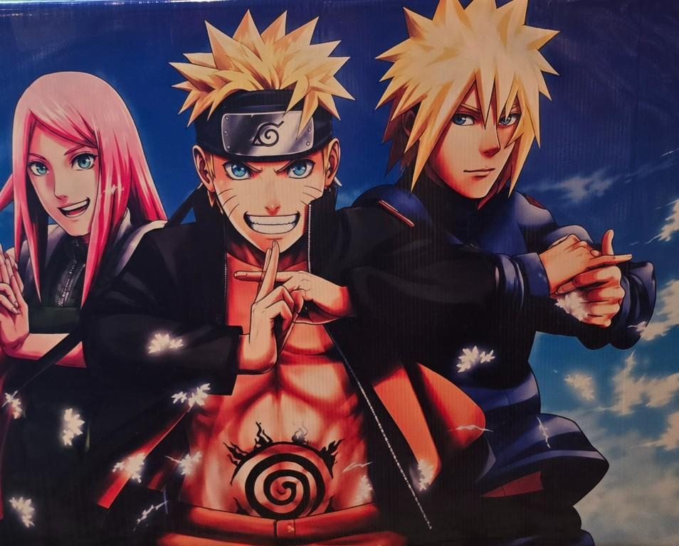 Naruto, Minato, and Sakura - Large Poster Print