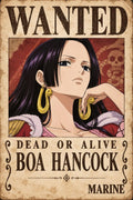 Boa Hancock Wanted Poster Anime Artwork - Small Wood Print