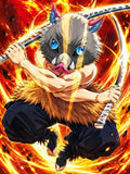Inosuke Hashibira Demon Slayer poster - Large Poster Print