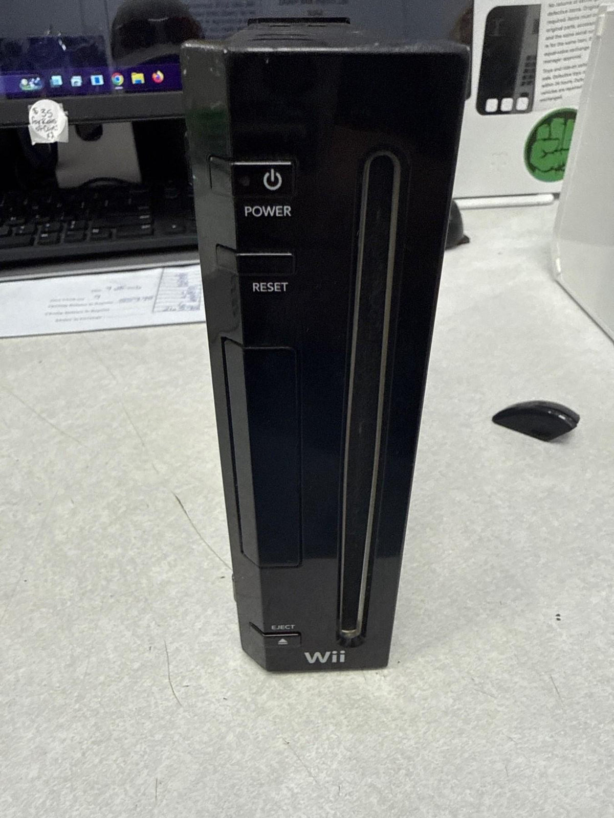 Black Nintendo Wii System-WII