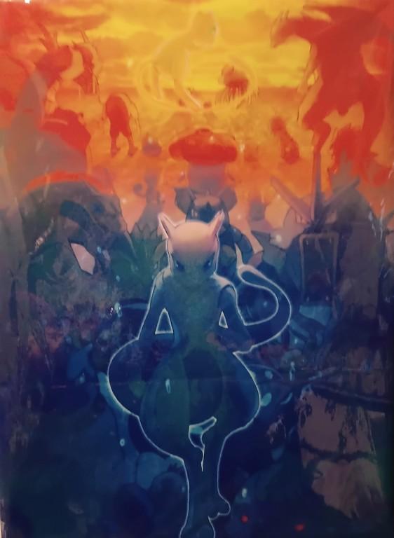 Pokemon Mewtwo and other Pokemon artwork - Small Poster Print