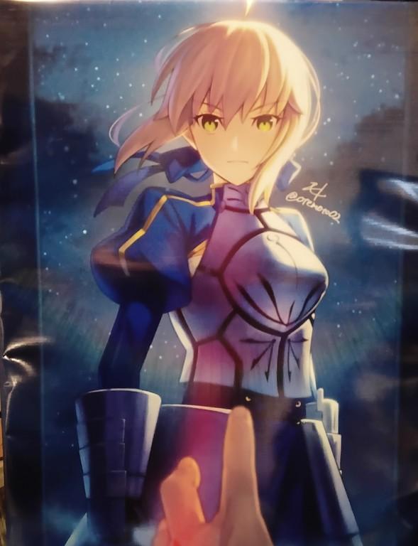 Saber Artoria Pendragon Fate/stay night - Large Poster Print