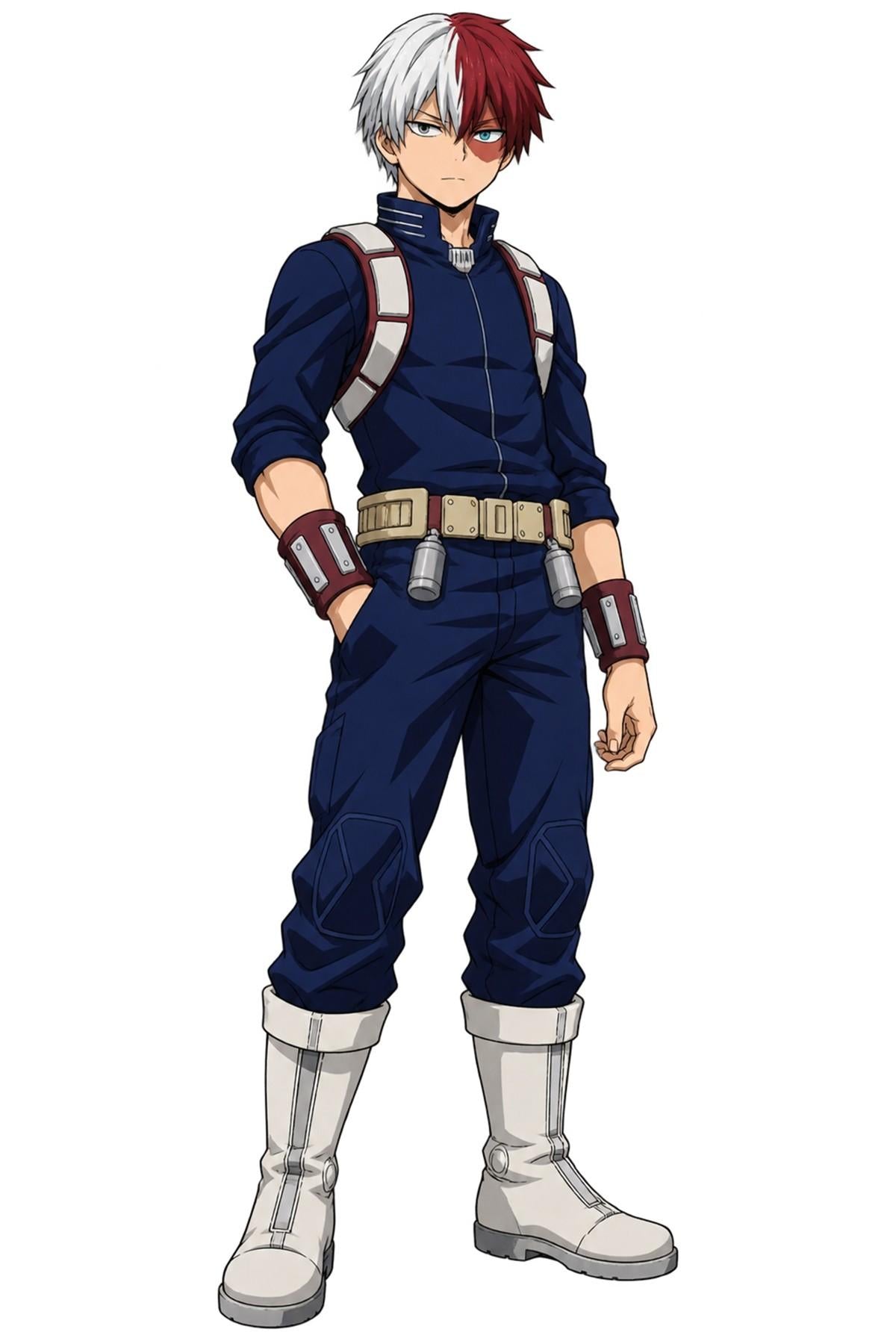 Shoto Todoroki My Hero Academia Character Art - Medium Laser Cut