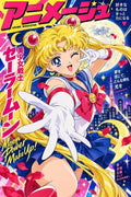 Sailor Moon Anime Magazine Cover Illustration - Small Wood Print