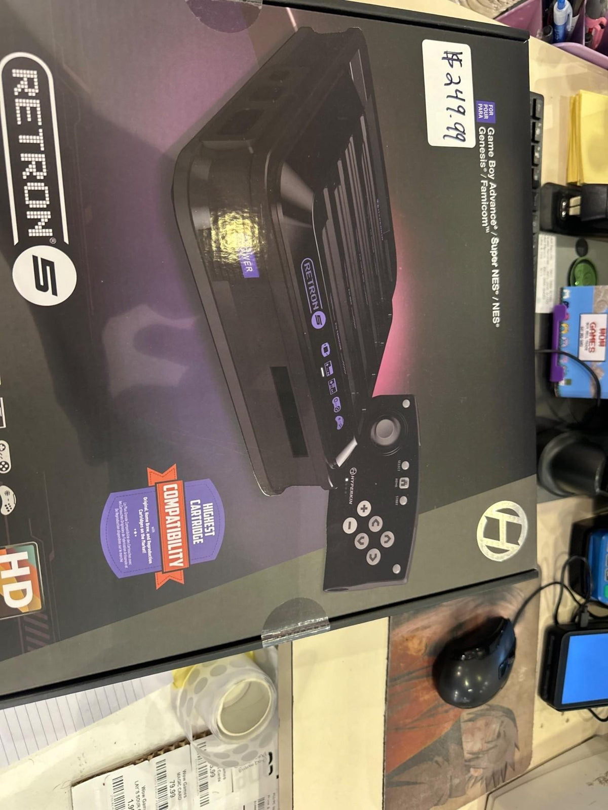 RETRON 5 GBA/SNES/NES/GENESIS/FAMICOM SYSTEM