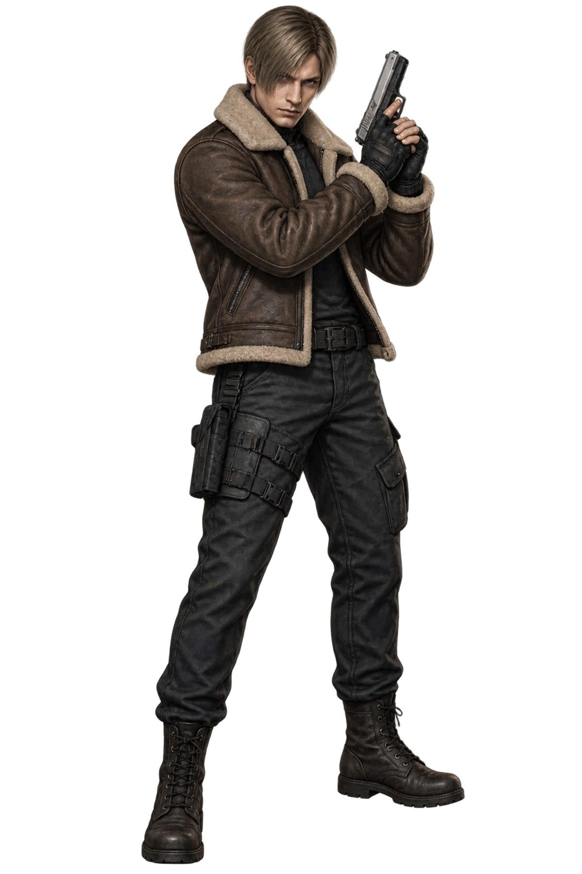 Leon S. Kennedy Action Figure - XL Laser Cut