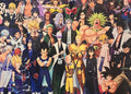 Anime Crossover Characters - Large Poster Print
