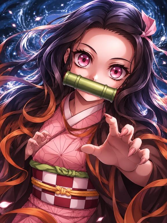 Nezuko Kamado Demon Slayer - Small Poster Print