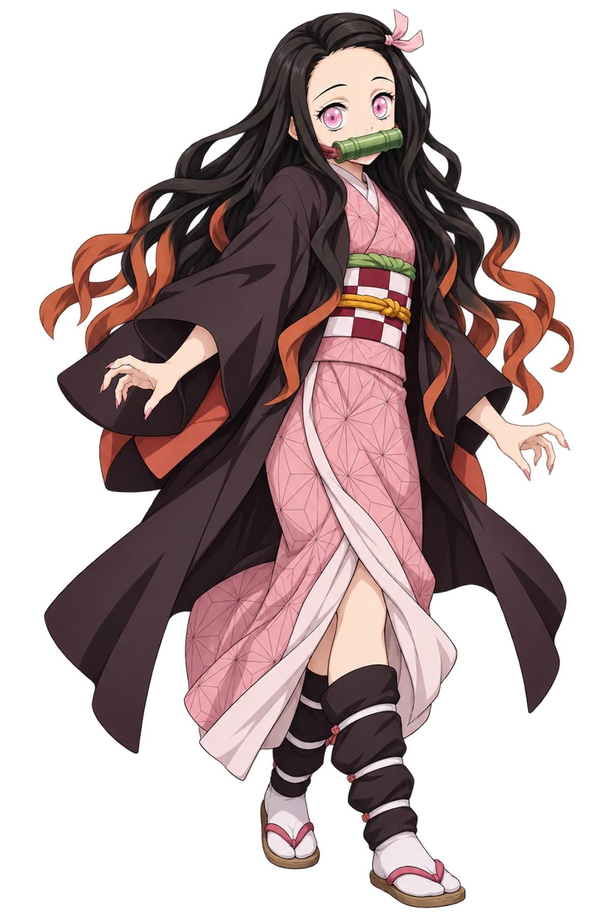Nezuko Kamado Kimono Anime Character Design - Medium Laser Cut